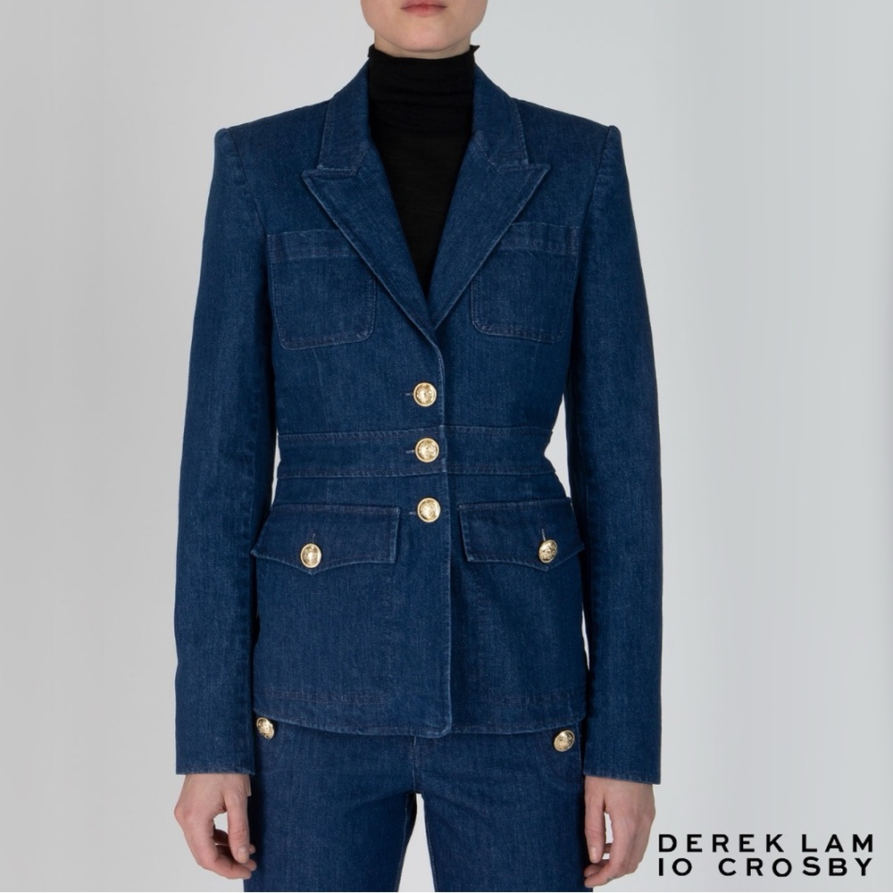 10 Crosby Derek Lam Blue Jean Jacket NWT